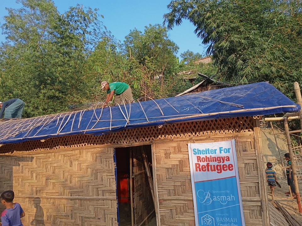 Shelters for Rohingya Refugees